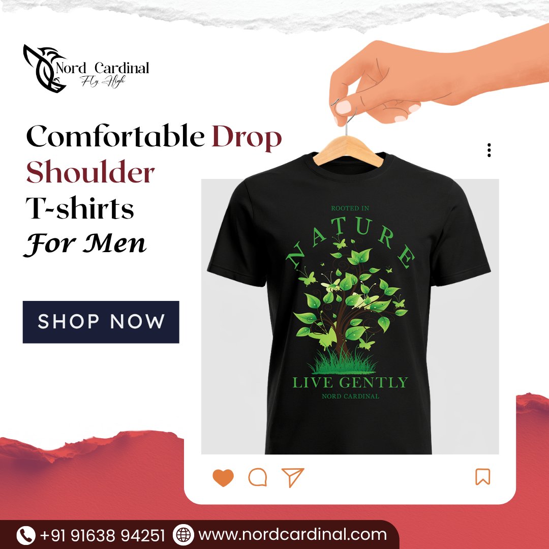NordCardinal's tweet photo. Elevate your everyday style with our ultra-comfy drop shoulder T-shirts 🌿

🛒 Shop now and upgrade your wardrobe today!
👉 Visit: https://t.co/CdteBev9B2
📞 Call/WhatsApp: +91 91638 94251
Limited stock — don’t miss out!

#nordcardinal #dropshoulder #dropshouldertshirt #menswear https://t.co/W0z3OL6CMI