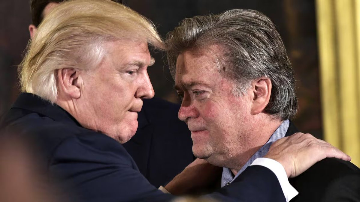 LesNews's tweet image. USA 🇺🇸 : #SteveBannon obtient un arrêt de la Cour suprême susceptible de conduire à l'abandon de sa condamnation pour outrage au Congrès via @ap