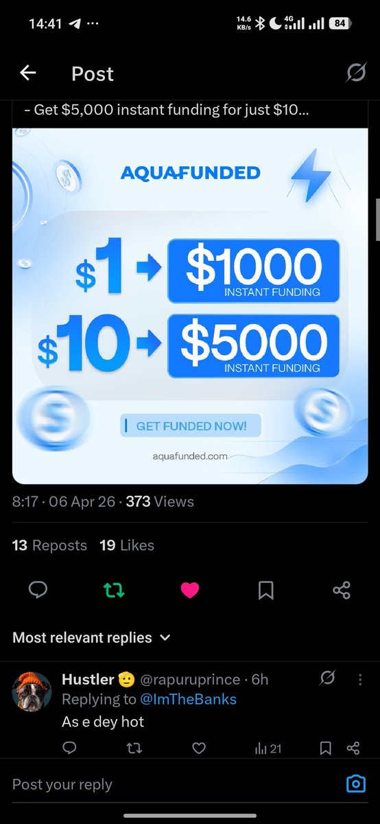 Vicky_tradess's tweet photo. @ImTheBanks @AquaFunded @LewisAquaFunded @shepherd__fx @katsinawafx @gana__jr @SMCmadeasy @Jerryzaboss @promise_ademola @Michael34 https://t.co/4er2QBNtd6