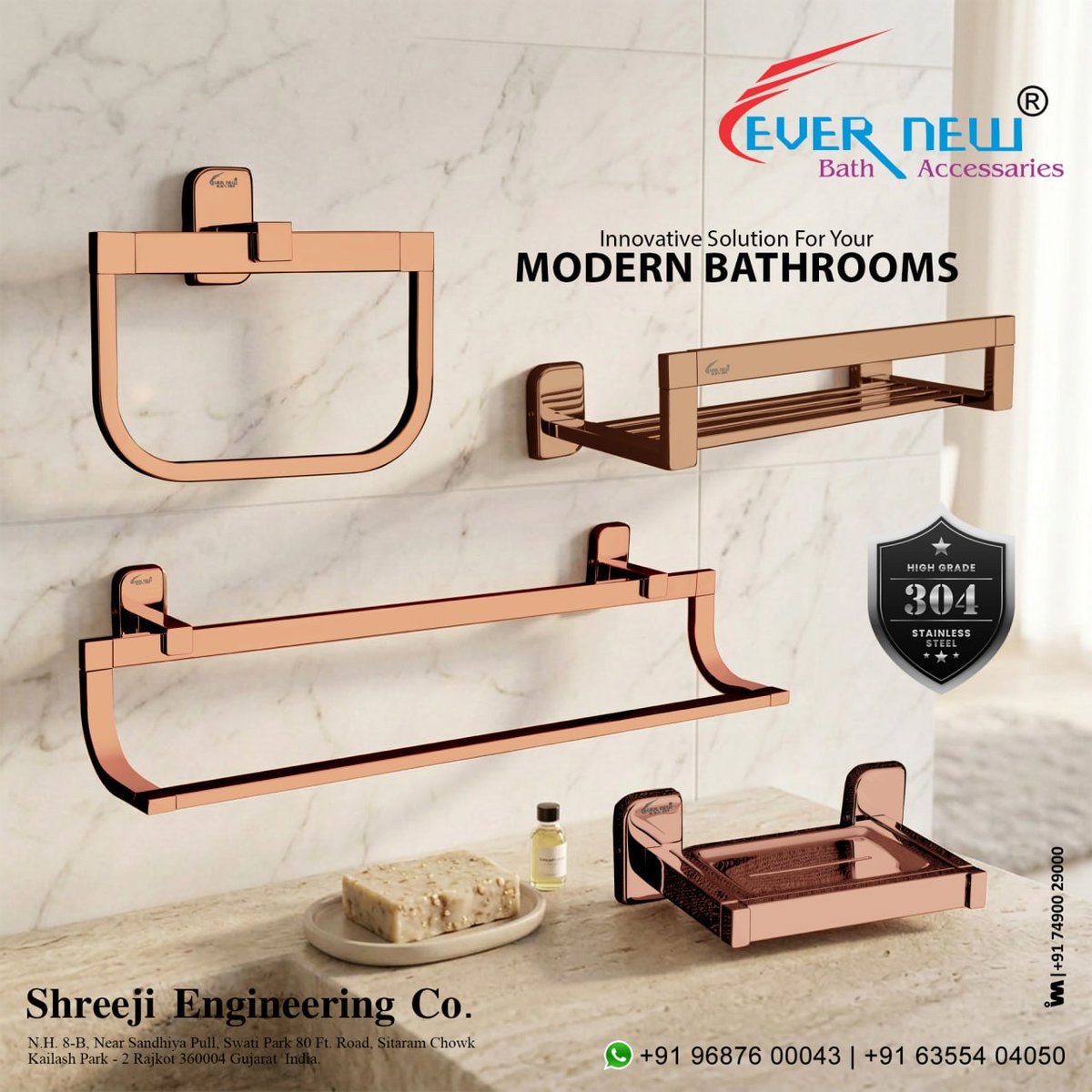 ibais_hardware's tweet image. SHREEJI ENGINEERING CO. - RAJKOT

For enquiry via WhatsApp click:
ibais.biz/6355404050

Mr. Jevin Chavda - +916355404050
Mr. Nitin Chavda  - +919687600043
#bathroomaccessories #bathroomdecor #bathroomdesign #modernbathroom
#luxurybathroom #bathroomstyle
.
@ibais_hardware