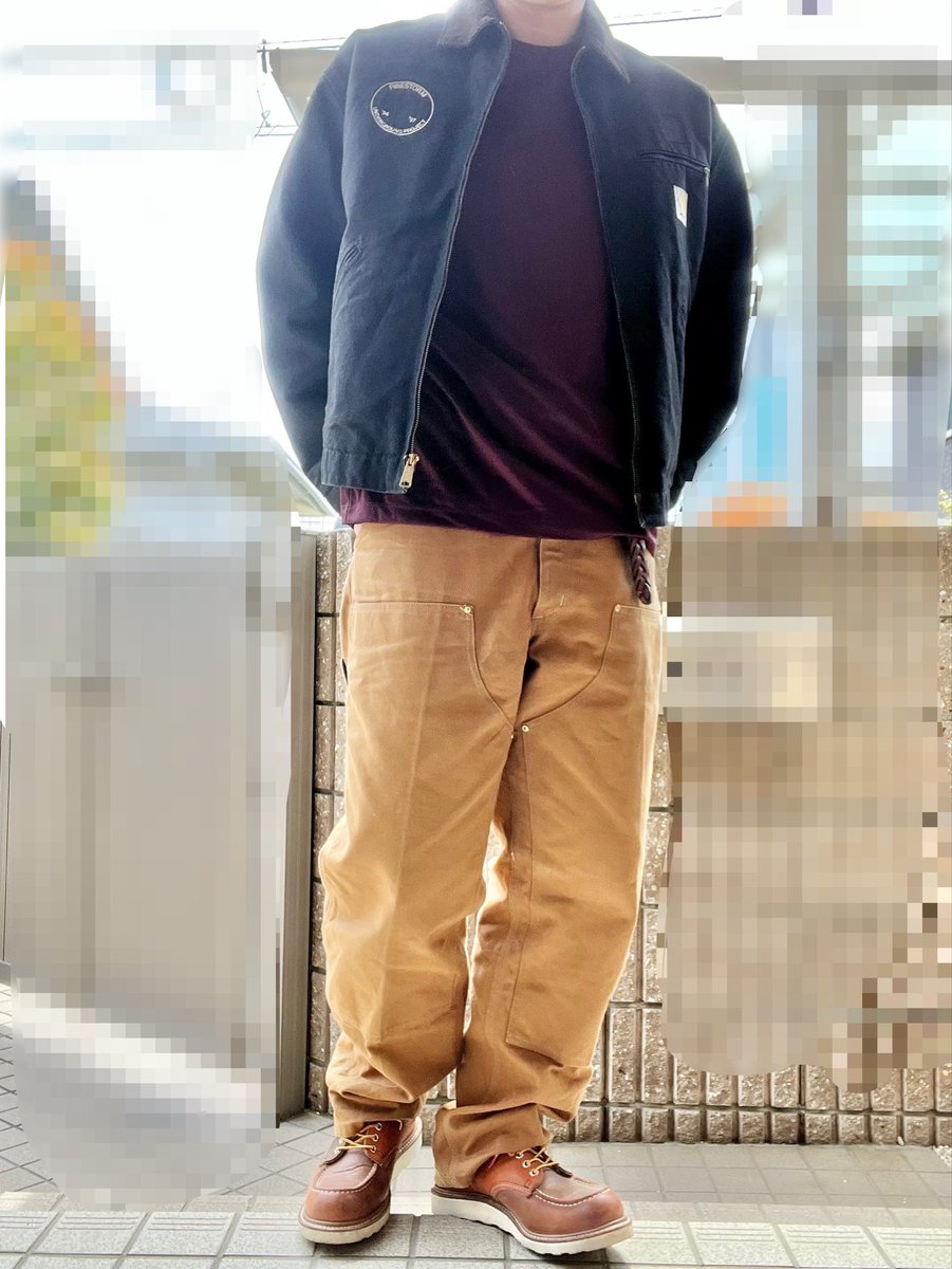 snkrs85's tweet photo. 買ってからほとんど着てなかったデトロイトジャケット。初めて写真撮ったけどサイズ感ばっちりっすね？
90sデトロイトと90sダブルニー https://t.co/IjCym2J3FM