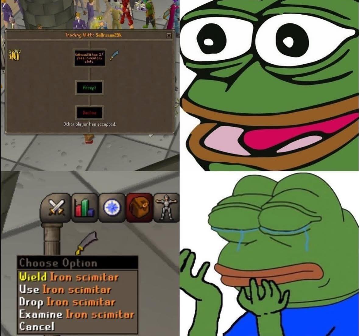 Castle_Arena's tweet photo. everyone remembers how it feels when these guys got your ass #osrs #nostalgia #runescape https://t.co/bRJEkWwNeH
