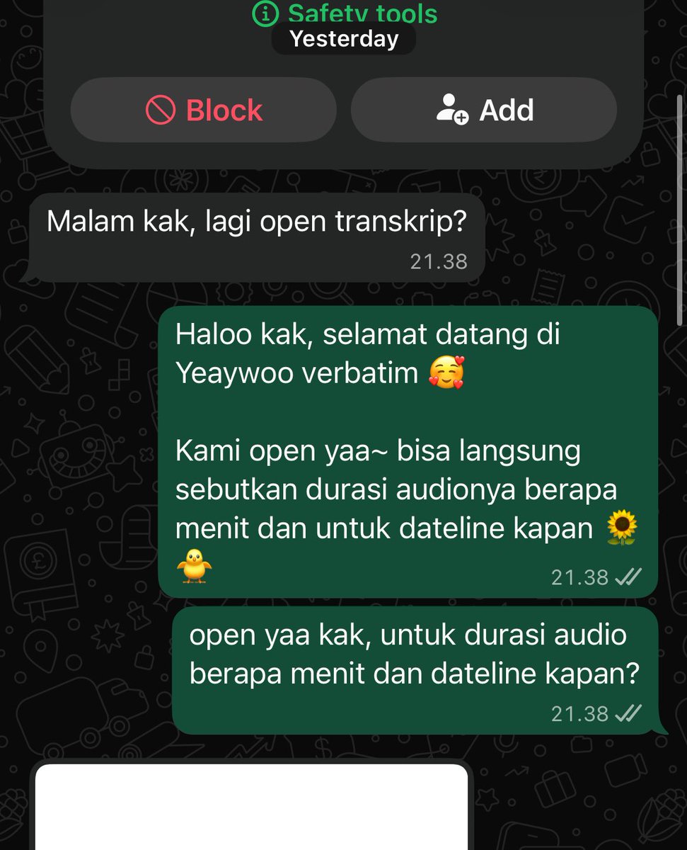 jasa verbatim/transkrip tweet media