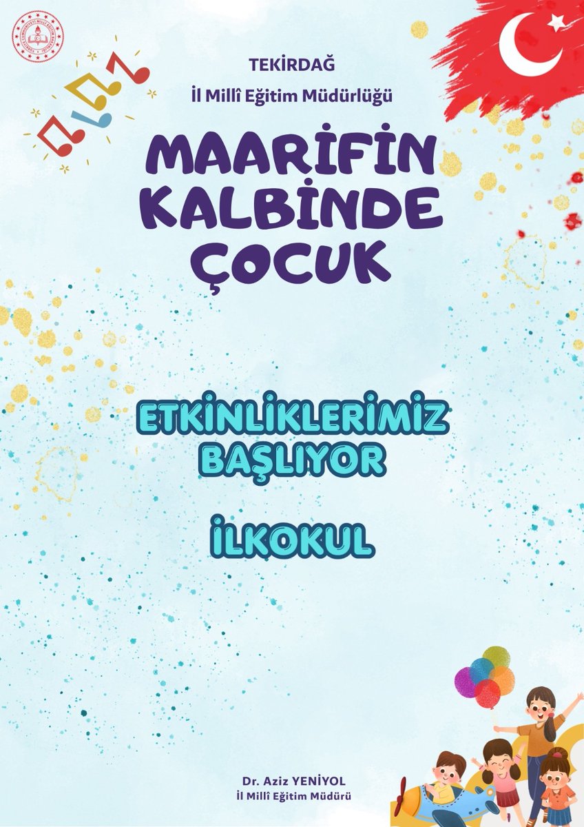 Maarifin Kalbinde Çocuk 🧑‍🤝‍🧑👭
İlkokul Nisan ayı etkinlikleri başlıyor! 🎉
Çocuklarımız; oyun, sanat ve keşif dolu etkinliklerle buluşacak. 🎨✨

🔗meb.ai/z1QDSx

<a href="/tcmeb/">Millî Eğitim Bakanlığı</a> 
<a href="/Yusuf__Tekin/">Yusuf Tekin</a> 
<a href="/mebtegm/">Temel Eğitim Genel Müdürlüğü</a> 
<a href="/drazizyeniyol/">Dr. Abdülaziz YENİYOL</a>