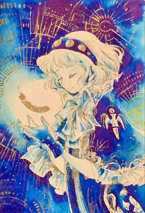 青い絵シリーズ: メリナ