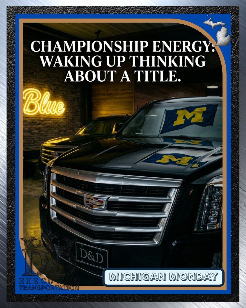 〽️ IT’S CHAMPIONSHIP MONDAY. 〽️
​Michigan vs. UConn. 8:50 PM. The eyes of the world are on Indianapolis, but the heart of the game is right here in Michigan.
​Waking up thinking about a title—let’s bring it home! 🏆🏀
​#GoBlue #NationalChampionship #MichiganMonday #UMich <a href="/UMich/">University of Michigan</a>