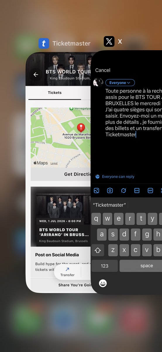 I’m Seeing BTS 수 💜B 💜T 💜S tweet media