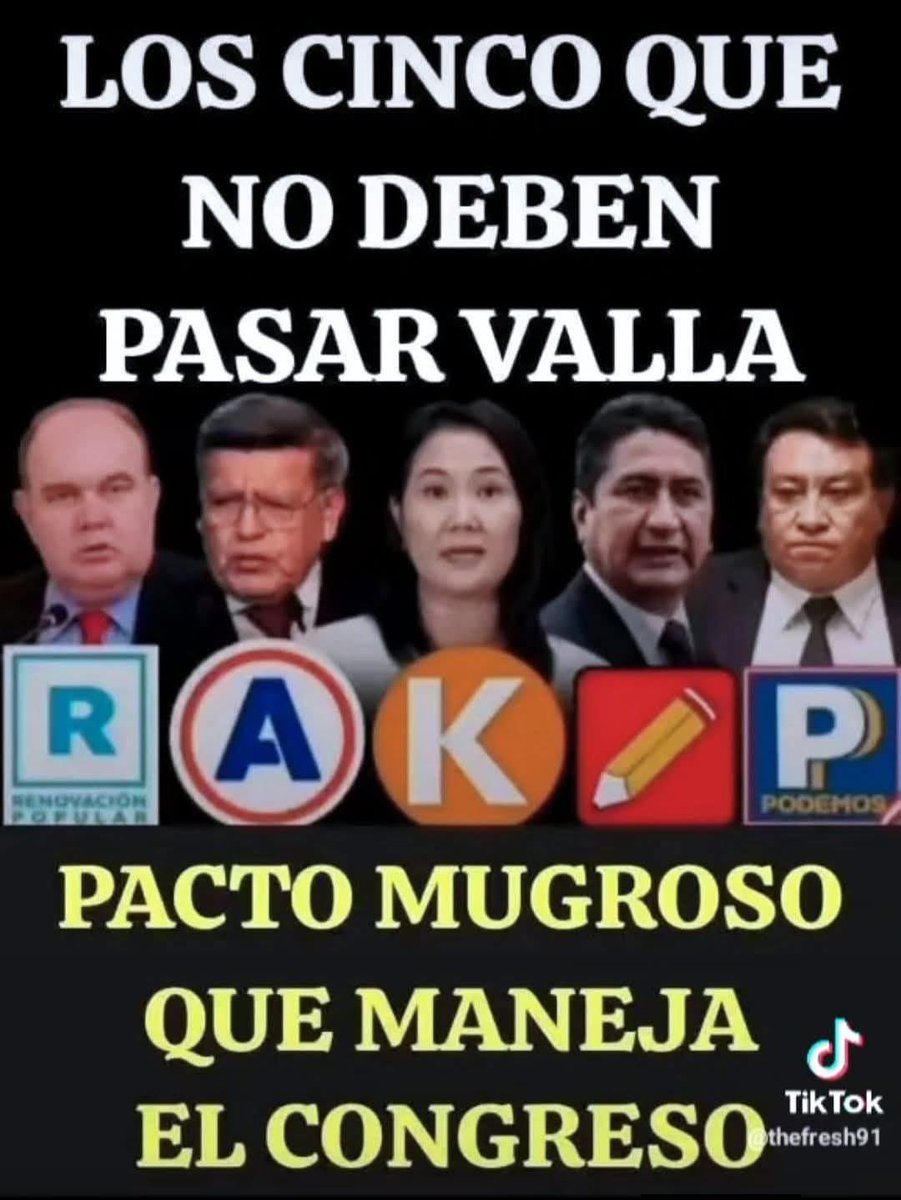 Enrique96227652's tweet photo. Las encuestas es lo que quieren que pienses los dueños del Perú. Pero nosotros  no somos cojudos, buscan tu candidato sin miedo pero que no sean estas mierdas. Sal a votar este 12 de abril https://t.co/4LhPUTobIc