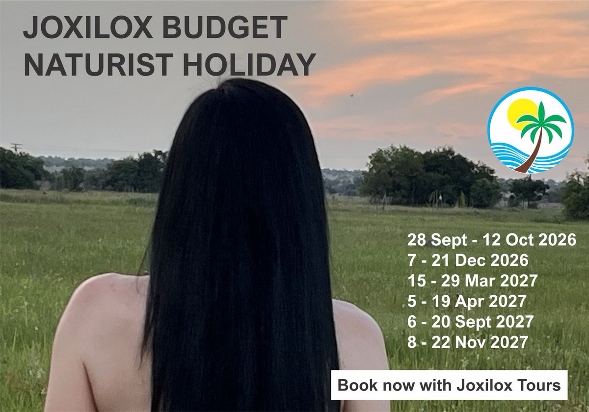 This is our NEW Budget Naturist Holiday for people who do not want to travel much or eat much (only half board) and who prefer to relax around the pool at one resort SunEden. We will fetch you from the airport so you do not need to hire a car. Send an email to tours@joxilox.com .