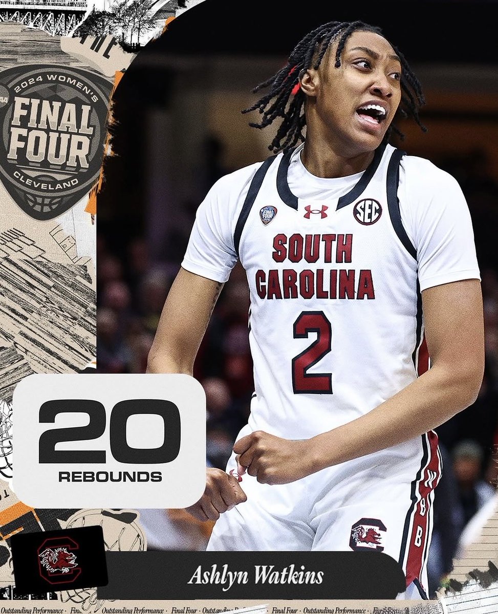 20 rebounds off the bench in a final four game..we didn’t have that tenacity and dawg in paint mentality