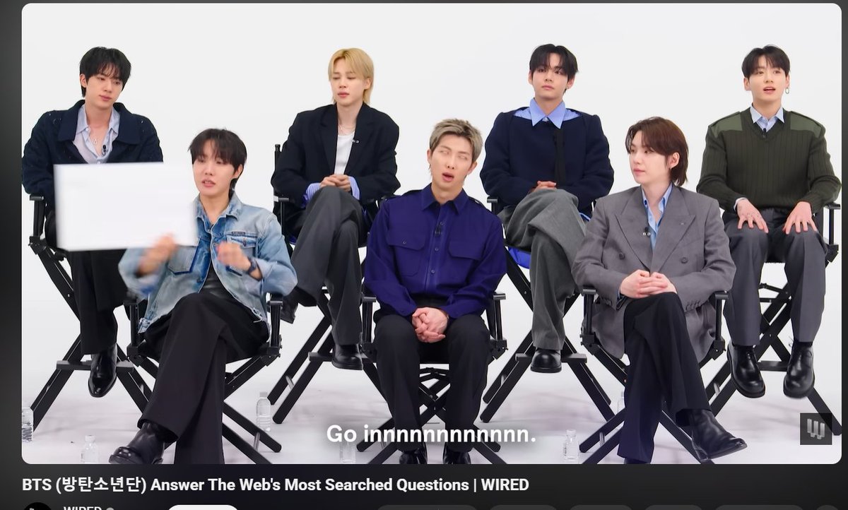 2Cool4Joon's tweet photo. Bro I was so confused cuz it automaticaly got like AI dubbed like since when is that a thing on YouTube why is it automatically dubbing the members help😭

Also omg namjoon is cursed in this screenshot i'm so sorry https://t.co/W24Zd6TD7p