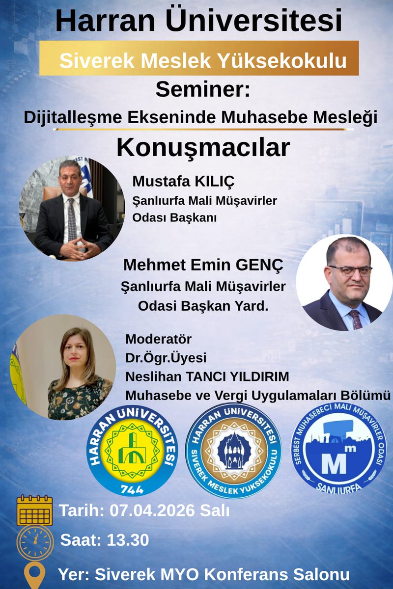 Şanlıurfa SMMM Odası tweet media