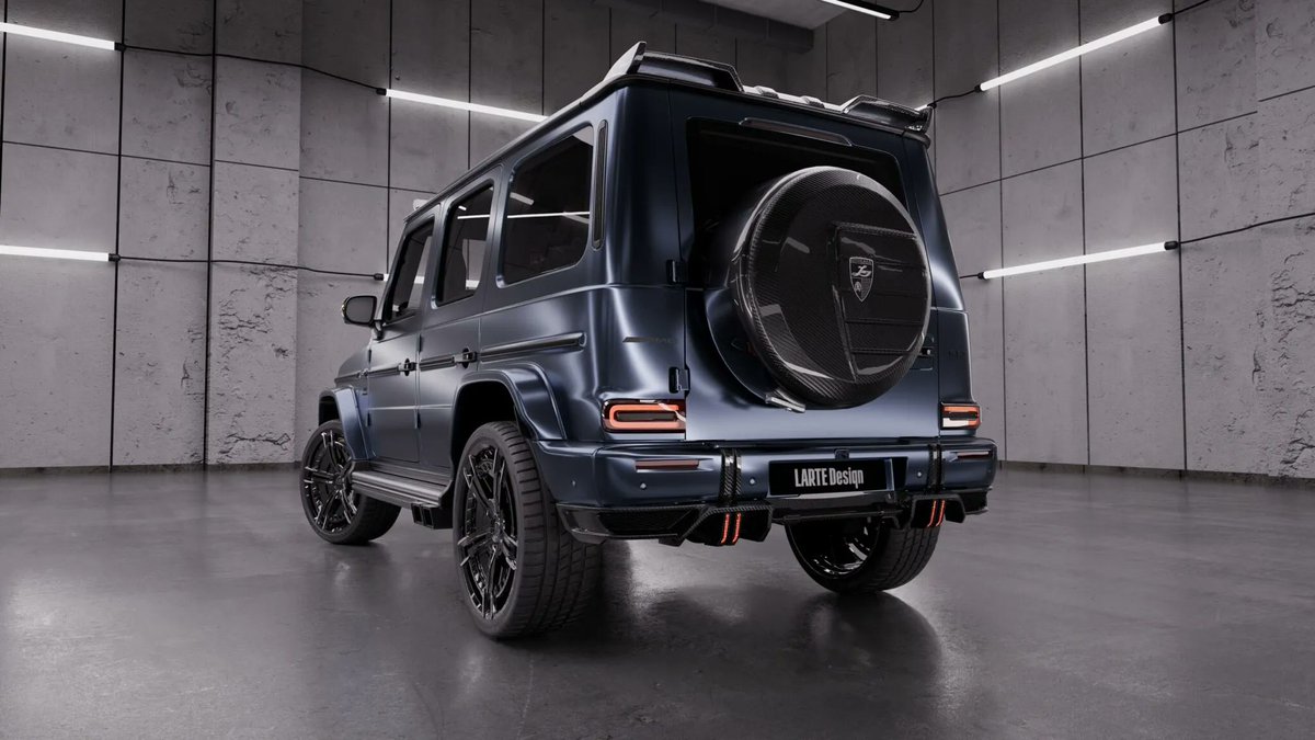 MadridMotorS's tweet image. (2/2) New Mercedes Clase G63 by Larte Design... enormes llantas de aleación que lo haces de lo mas exclusivo sustituyendo a su acabdo negro integro #mercedes #lartedesign #supercars #FelizLunes #FelizLunesATodos