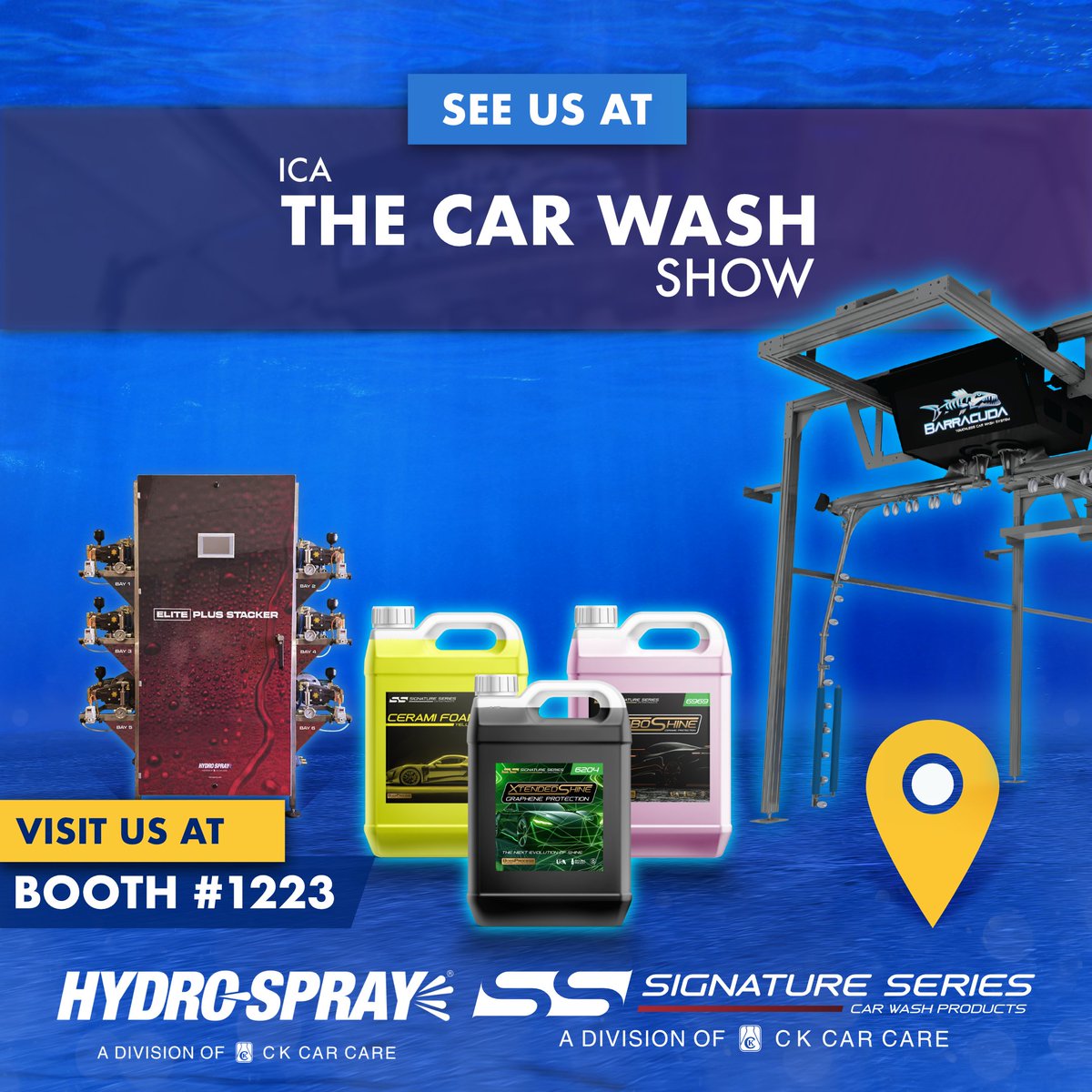 CKCarCare's tweet photo. 35 days until ICA’s The Car Wash Show.

C K Car Care is getting ready—stop by Booth #1223 to connect and see what we’ve been working on. https://t.co/L5qkwiRI3Z