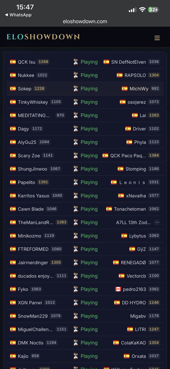 Ya está lanzada la primera jornada de la <a href="/RiftEuroLeague/">Rift European League</a>!!

En esta segunda season tenemos a 3 patos representando, mesas 1, 8 y 17.

<a href="/IsuQuack/">Isu</a> 
<a href="/javierbotella/">JaviBo</a> 
<a href="/Vect30/">Percb3🗿</a>