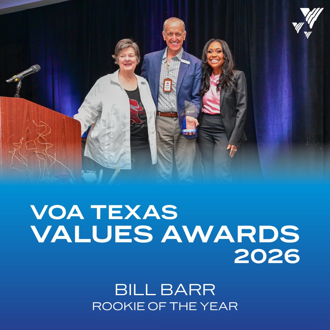 Congrats to Bill Barr from Midway External Affairs, our 2026 Rookie of the Year! His positivity, detail, and drive set him apart. We are proud of you, Bill!

#VOATexas #RookieoftheYear #Values