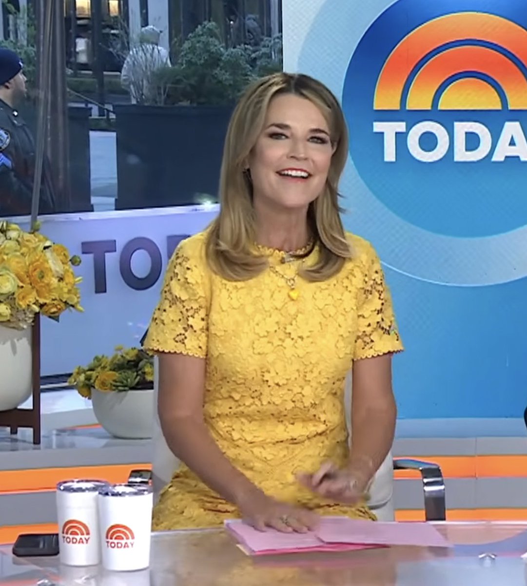 Variety's tweet image. "What may be most extraordinary about Savannah Guthrie’s return to #Today was just how ordinary it seemed," writes @DPD_ 

Guthrie's co-anchors alluded not to Guthrie’s sad news but the happy fact  of her return, with Al Roker blowing her a kiss at the top of his  weather report