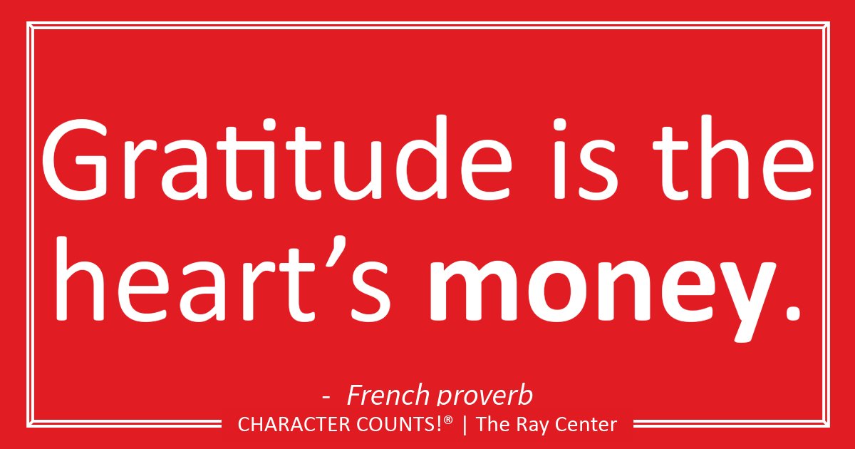 CHARACTERCOUNTS's tweet image. Pause, notice, and say thank you often.

#Caring #CHARACTERCOUNTS!