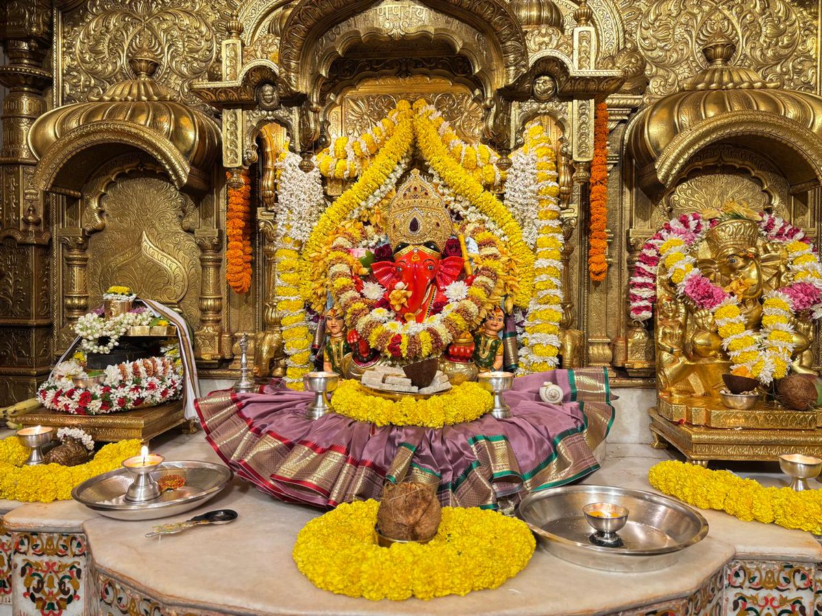 Shree Siddhivinayak Ganapati Temple Trust tweet media