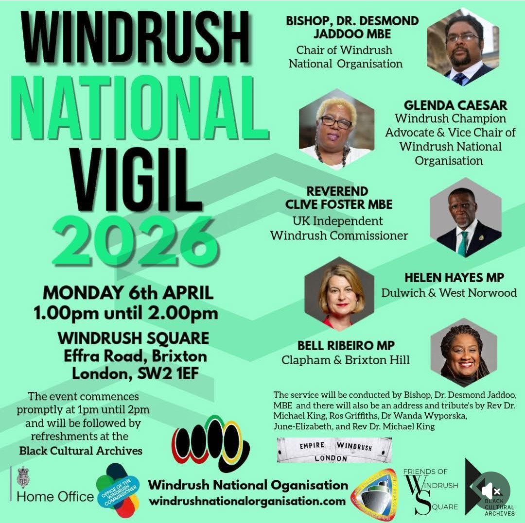 AmixedJamaican's tweet image. Greeting @JJyabbas @s0ngb1rd @bhmuk at the #Windrush Vigil #Brixton still organising for #Windrush #Justice 🇯🇲 🇬🇾 🇬🇩  ♥️💛💚 #Reparations