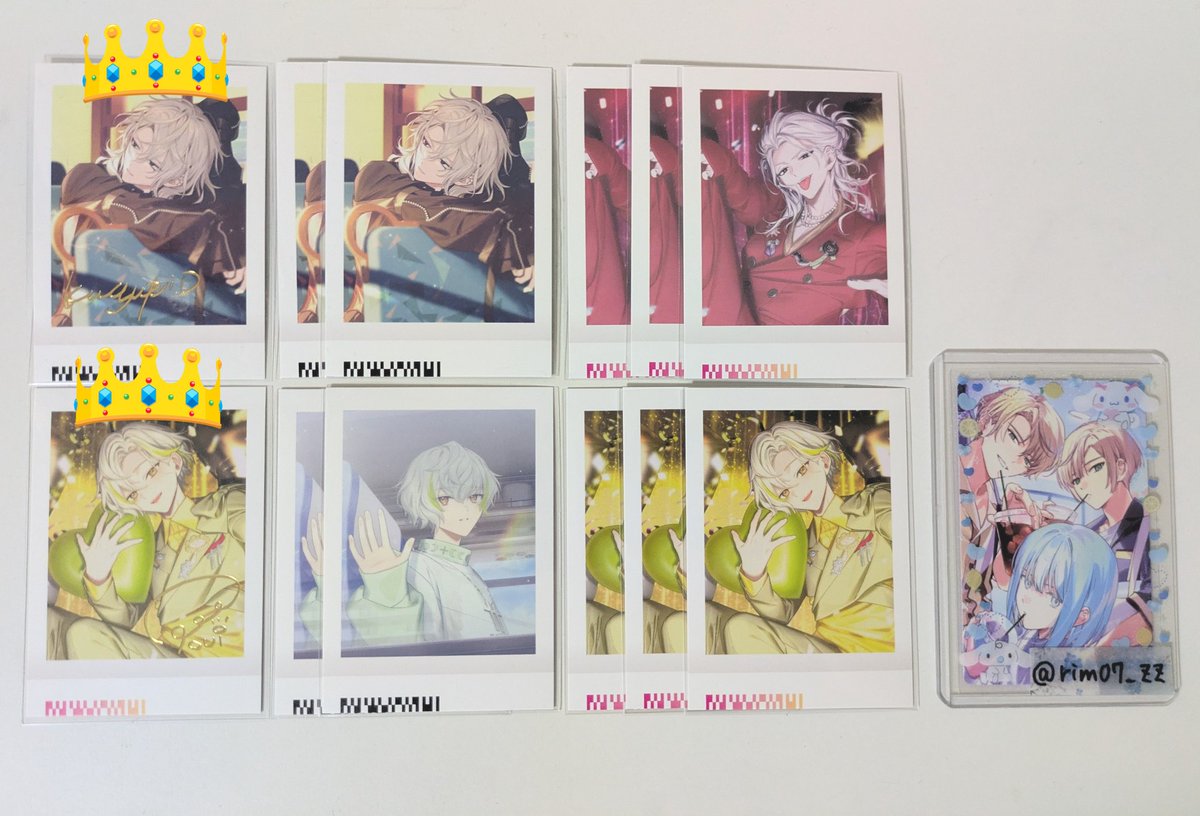 rim07_zz's tweet photo. 【交換/譲渡】18TRIP エイトリ ぱしゃこれ vol.3 箔押し

꒰ 譲 ꒱
箔👑→潜前1、糖衣後1
N→潜(前2後3)、糖衣(前2後3)

꒰ 求 ꒱
箔→幾成 (後>>>前)
N→定価90/枚 or 幾成 (同種>>異種)

✦箔後1含む交換最優先です
✦郵送のみ📮
決めきりたいため、お返事にお時間いただきます🙇‍♀️՞ https://t.co/el3Z7gFVlx