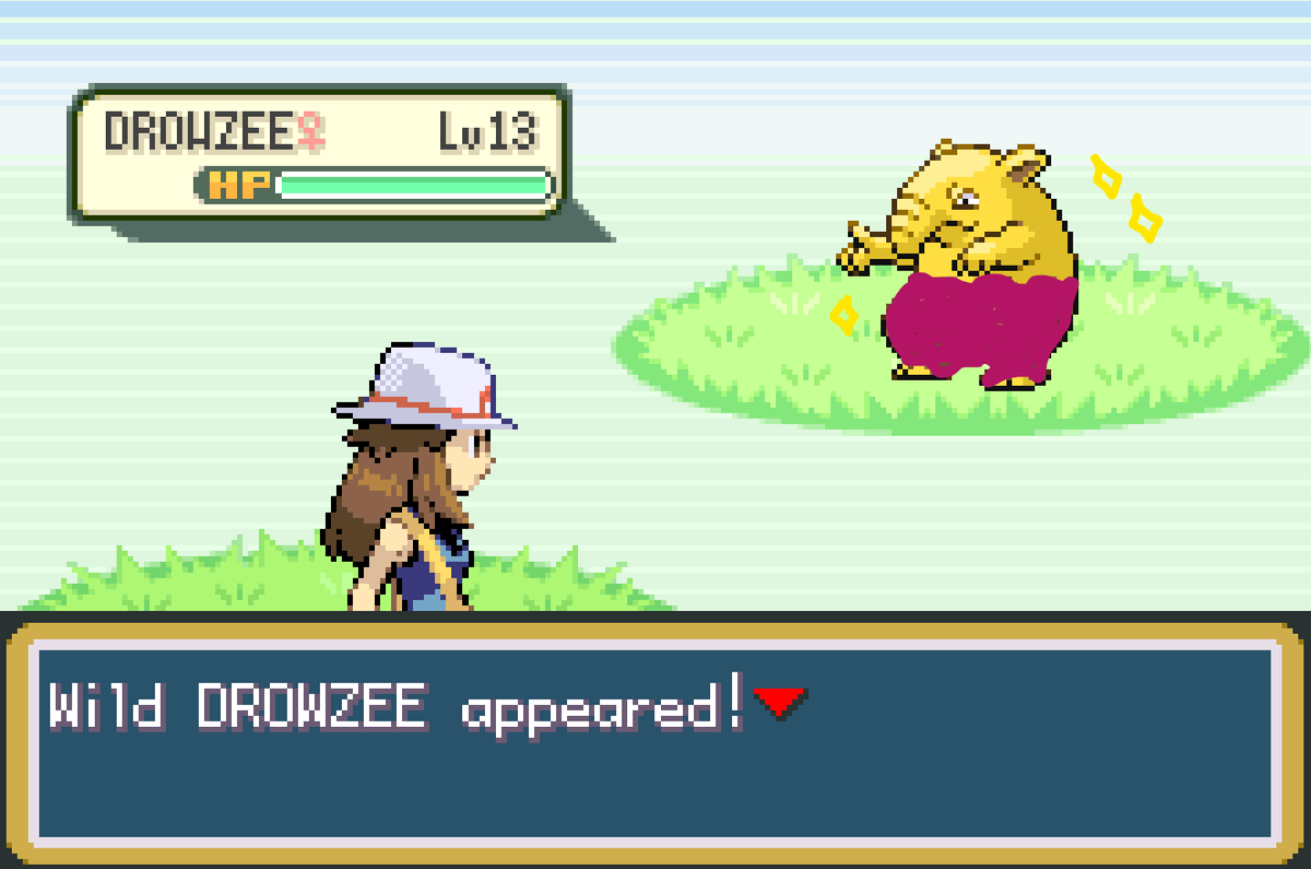 zigzagoober's tweet photo. shiny hunting drowzee for my playthrough wish me luck ✨ https://t.co/yU2umcYYZ5