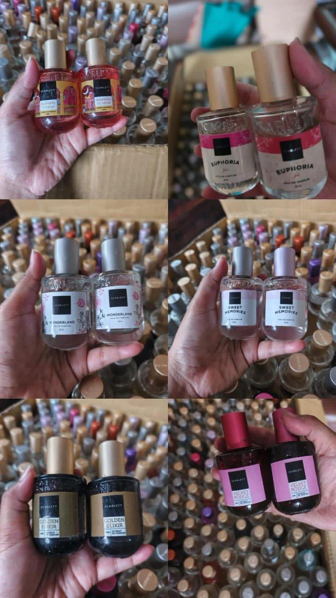 esceqek's tweet photo. Parfum Scarlett 35k aja https://t.co/NYYxvRENTz