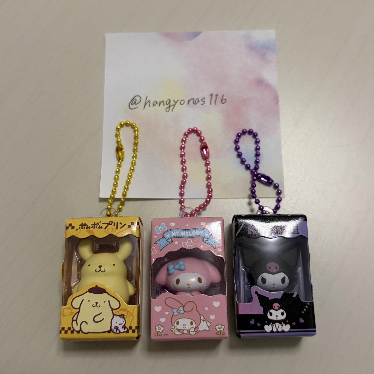 hangyonas116's tweet photo. サンリオ チョコボックス 交換

譲｜ポムポムプリン、マイメロ、クロミ

求｜ハンギョドン ≫ キキ、ララ(まとめてのみ)

郵送交換 or 三ノ宮手渡し
まとめての交換を最優先させていただきます。
難しいと思いますが、よろしくお願いいたします🙇🏻‍♀️ https://t.co/IfsQjX9I5h