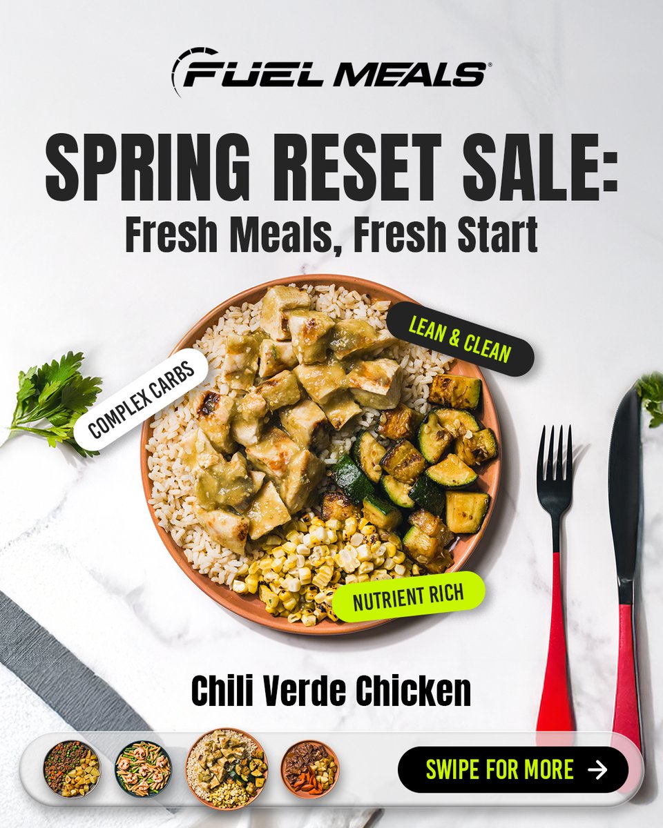 fuelmeals's tweet image. SPRING RESET SALE 🔥

👉 Swipe &amp;amp; stock up on your favorites.

A reset. A decision to choose better.

Let’s get you back on track 💪🏻

Choose Fuel Meals♥️

#FuelMeals #SpringResetSale #EatClean #HealthyLifestyle #MealPrepGoals #FitnessFuel #CleanEating