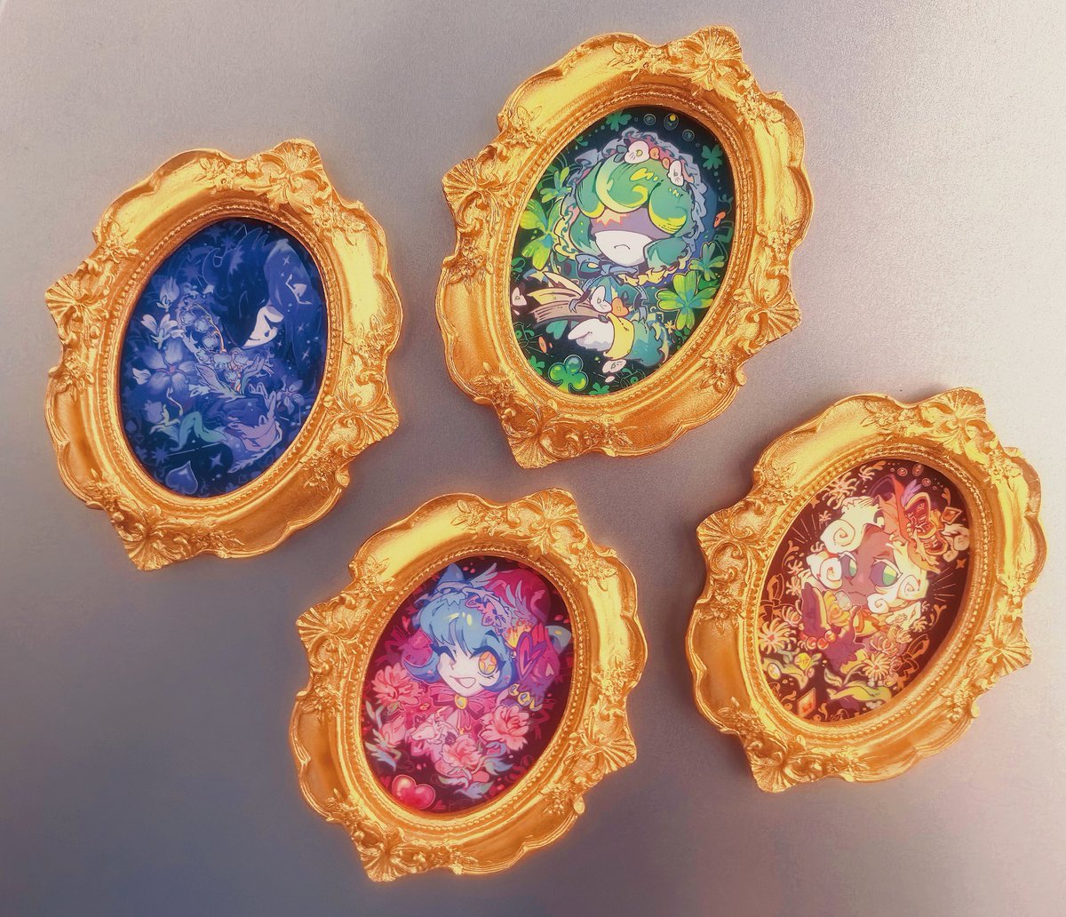 DIY了冰箱贴，上冰箱和小油画一样🎨
#project_moon
#Lobotomy_Corporation