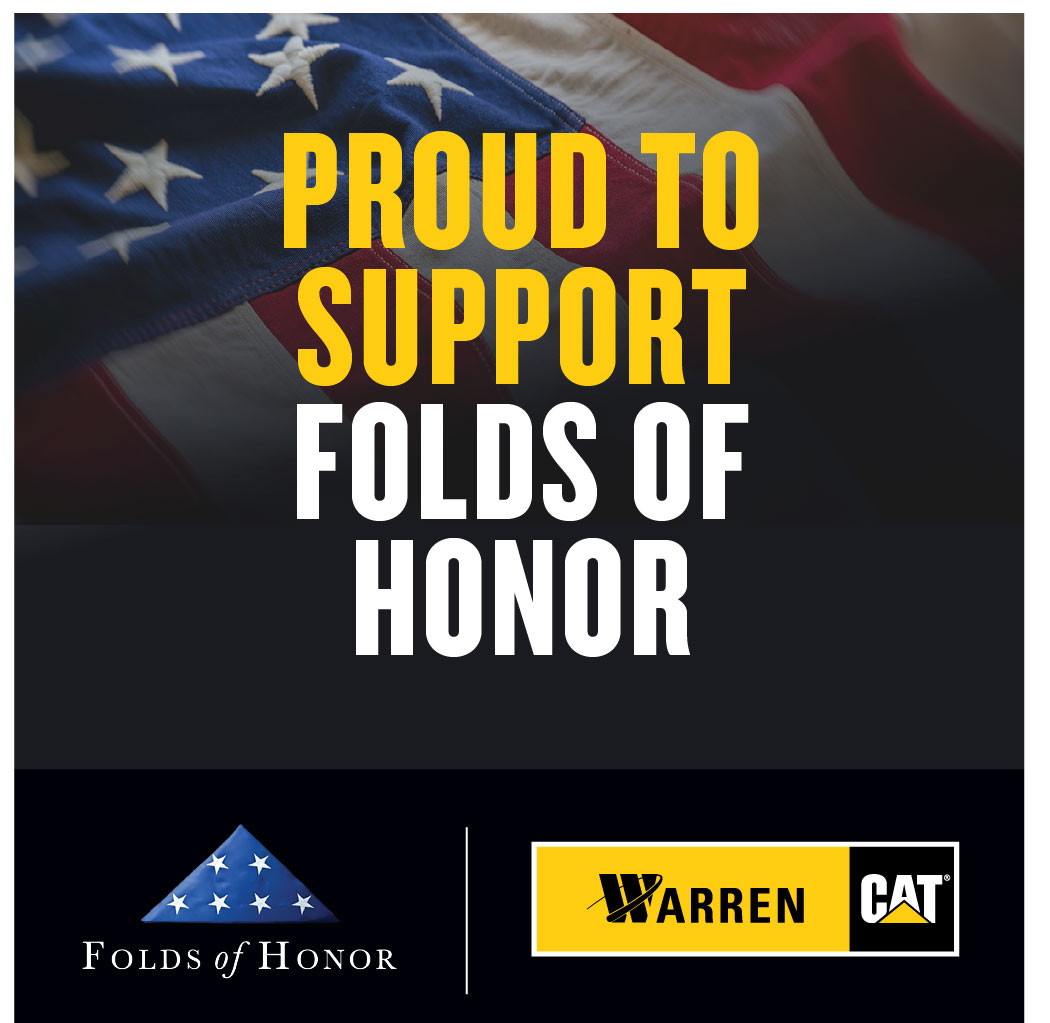 WarrenCAT's tweet image. Another year of honoring service. 🇺🇸

At Warren CAT, we’re proud to continue supporting Folds of Honor and their mission to provide educational scholarships to the families of fallen and disabled service members and first responders.

#WarrenCAT #FoldsOfHonor