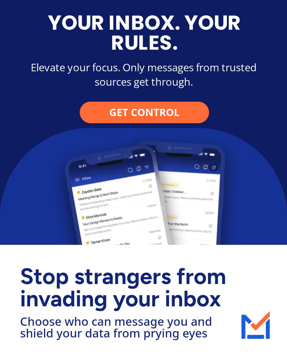 OptMsg's tweet photo. What if your inbox only had messages from people you actually wanted? 📬 

OptMsg lets you choose who gets in. Everyone else stays out. 

Try free for 14 days → https://t.co/sqDikDISp0 

#OptMsg #InboxControl #EmailPrivacy https://t.co/pH81UQPMT4