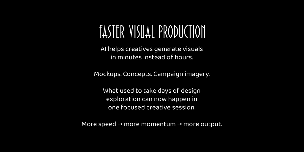 Village_Green's tweet photo. AI doesn’t replace creativity.
It accelerates it. ⚡🎨
Here’s how creatives are using AI strategically (not randomly).
#VillageGreenStudiosAI #webdesignforartists #creativeportfoliodesign #designforimpact https://t.co/yB5Q5dLg5n