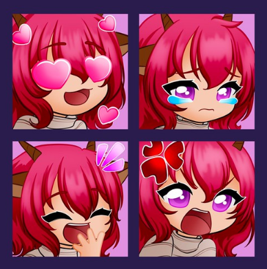 henrysmuel's tweet photo. Looking for a Emotes?    
HMU for customized graphical stuff I'll amaze you with my creativity :)
Follow me, Please! (:
#twitch
#smallstreamer
#SupportSmallStreamers
#Vtuber
@rtsmallstreams
@Mmhm_Mmhm 
@promo_streams
 @FEAR_RTs
@Pulse_Rts
@scrimfinderGG
@sme_rt https://t.co/YOBMw44mJE
