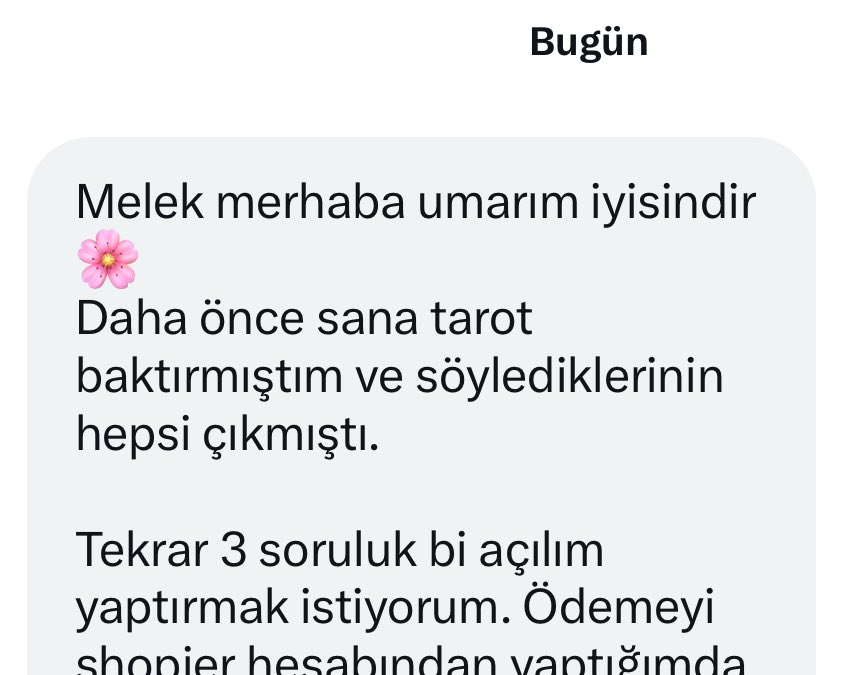 geri dönüş🤭🤭 linkten satın alıp randevu oluşturabilirsiniz shopier.com/beybmeldnsmnlk