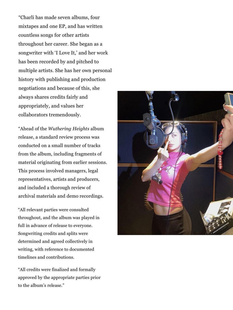 Info Charli xcx tweet media