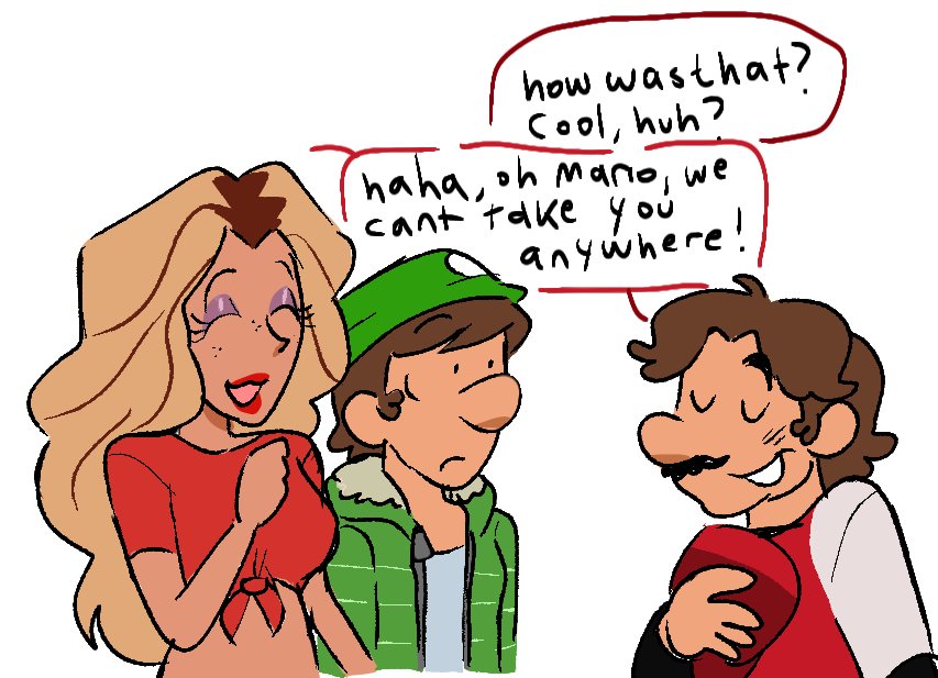 pee_fry's tweet image. omg hes so crazyyyy! love him!!
(ft my younger designs/hcs for them lol)
#supermariobros