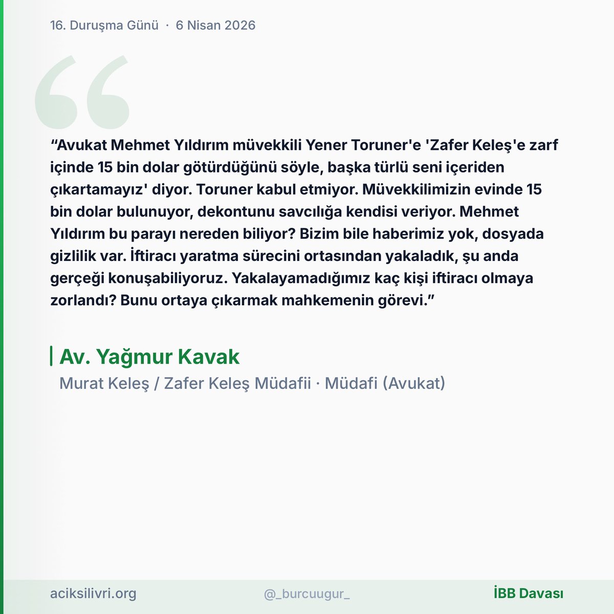 Ortasından. aciksilivri.org <a href="/aciksilivri/">Açık Silivri</a> Kaynak: @_burcuugur_