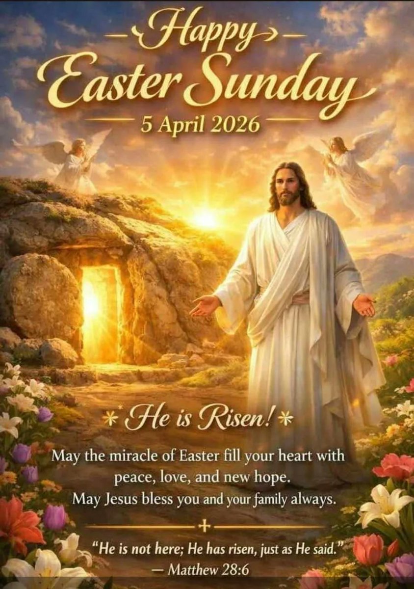 AlanIanAtkinson's tweet photo. Jeannie and Alan Atkinson extend warm Easter wishes to their family, friends, and the world, celebrating the joyous resurrection as promised. They express their happiness and hope for the occasion, reflecting on the significance of the promise.

https://t.co/8lkZX3L2IF https://t.co/ODqJNrAvMm