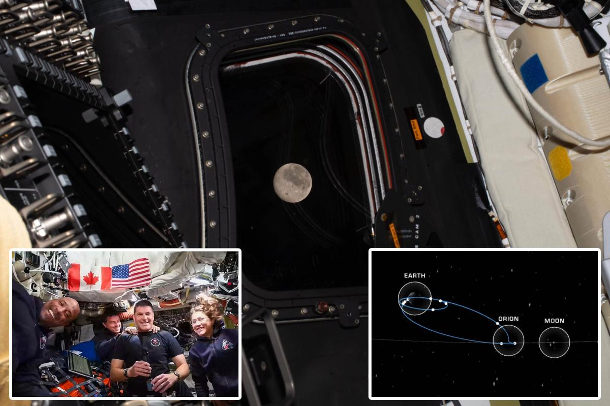 nypost's tweet photo. Artemis astronauts will endure a terrifying 40-minute blackout during journey around the dark side of the moon: 'Let's pray' https://t.co/Dwfc3XM4xo https://t.co/asQhBZXlR6