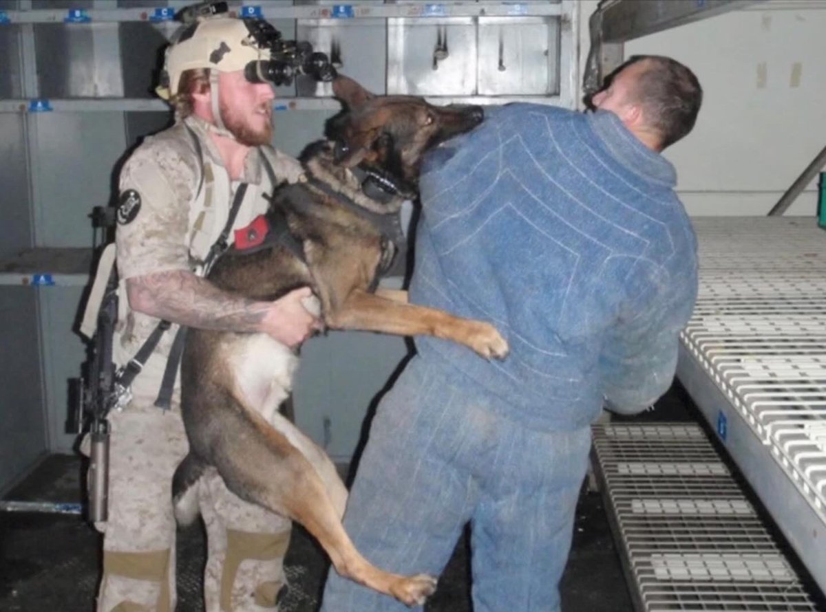 workingdogmag's tweet image. #MilitaryMonday

Former DEVGRU Red Squadron operator and dog handler Will Chesney and MWD Cairo.