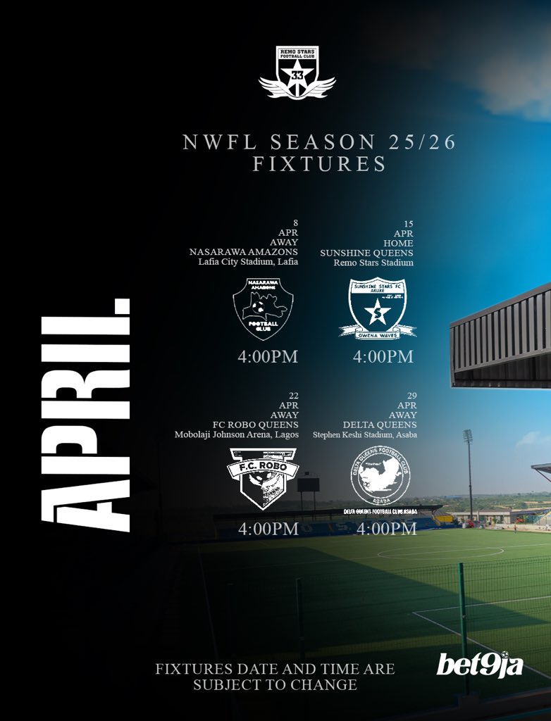 Remo Stars Ladies tweet media