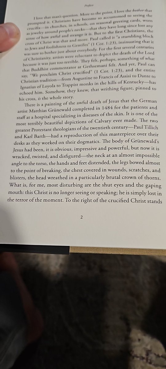RushTheHouse's tweet photo. @yunghogarthian This image used as the cover and commented upon by Bishop Robert Barron in his book, "the strangest way" [sic]. Recommended. Different. https://t.co/94GWz87XHB