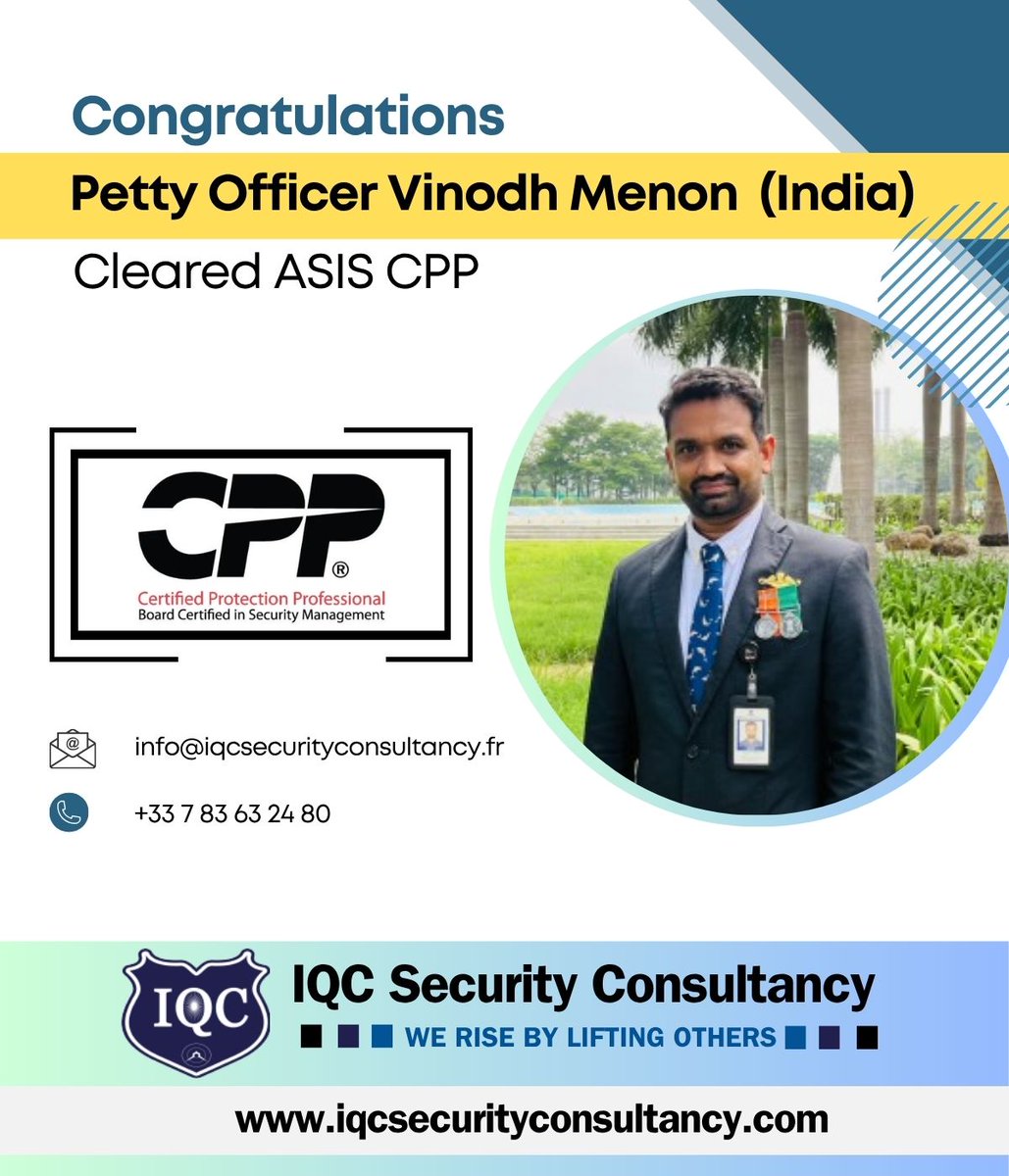 IQC Security Consultancy, France tweet media