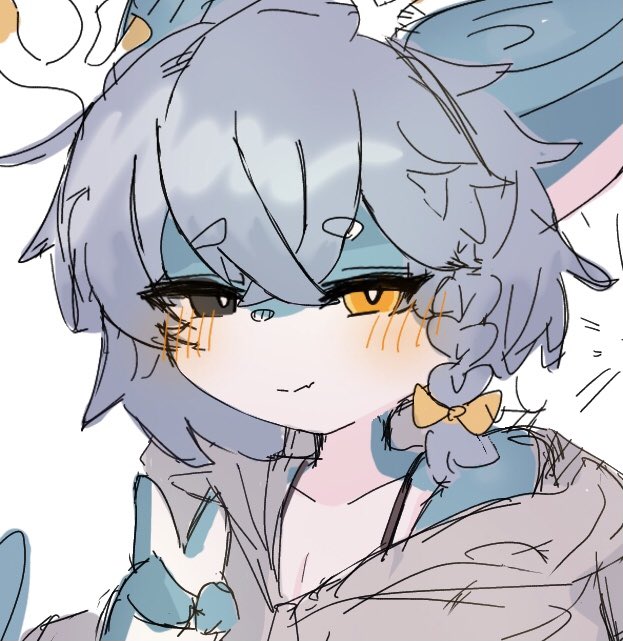 お顔可愛く描けたからアップ