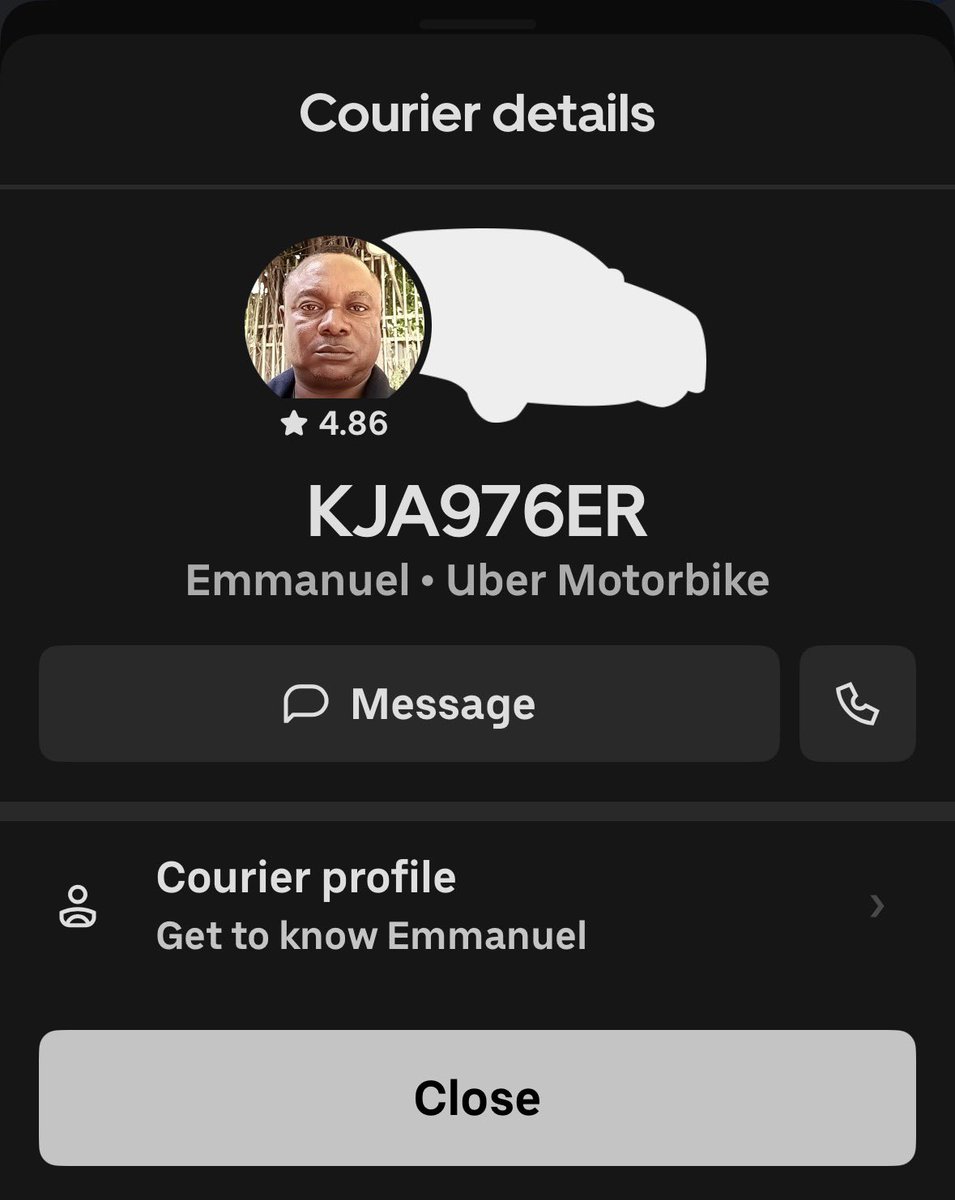 nwabeekee's tweet photo. @Uber_Support  can you kindly reach out to your order that picked up my packages 20 minutes ago and refused to start the ride? He left and didn’t start the trip. After now una go tell me story. https://t.co/lGK9ozdnK7
