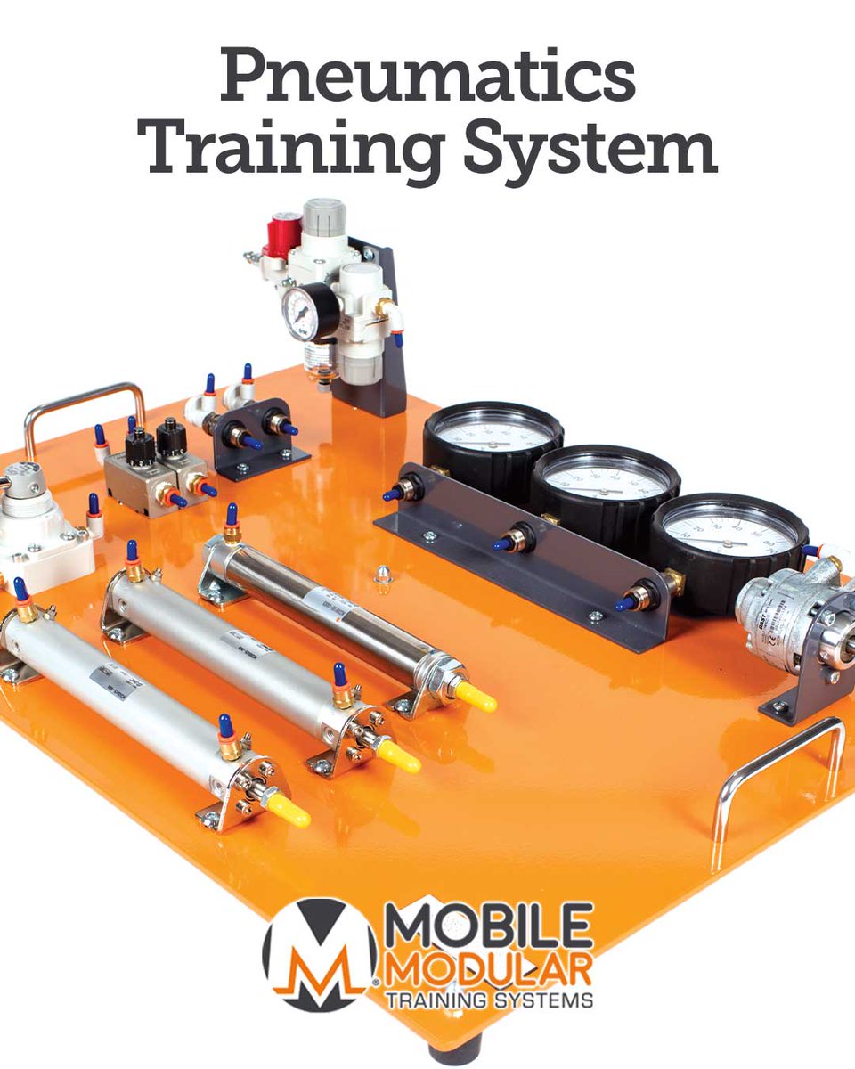 mobilemodtrain's tweet photo. This Mobile Modular Monday, we’re featuring our Pneumatics Training System.

Learners will develop a strong understanding of...

https://t.co/UAYxcpiaIB

#MobileModularTrainingSystems
#Manufacturing https://t.co/Oa1o9TPMkC
