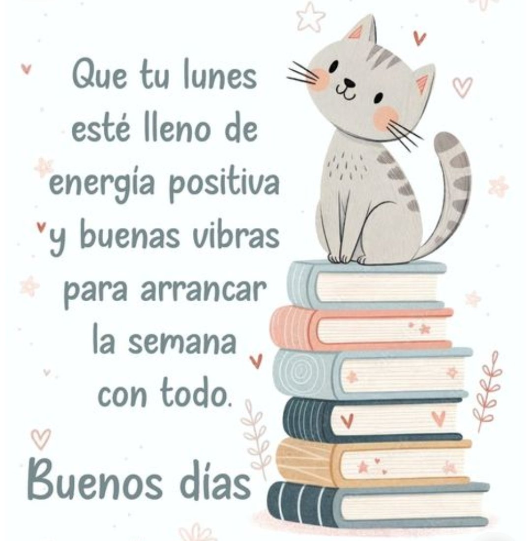 Que tú lunes este lleno de energía positiva y buenas vibras. 👌🙏✨
#FelizLunes
#FelizInicioDeSemana
#BuenosDías 
#BuenosDíasATodos