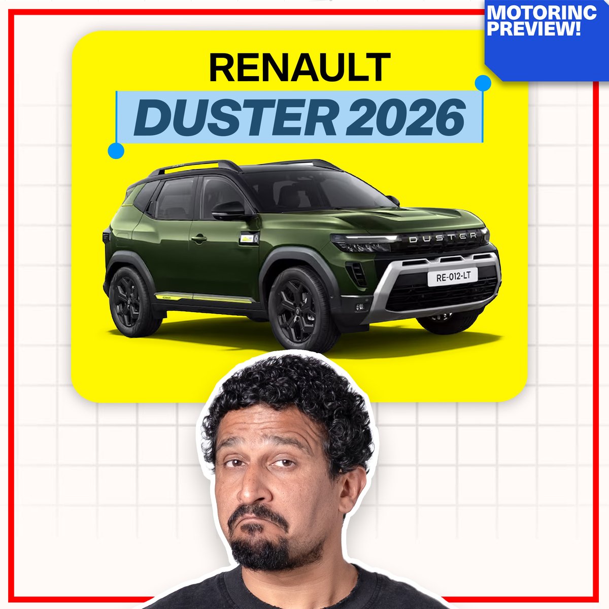 themotorinc's tweet photo. The #RenaultDuster has made a comeback. It was a rough roading legend, but is it still? Who should be looking at it? And who shouldn't?
https://t.co/G44KoCnZ5y
Download the #MotorInc app now!
Free download on iOS/Android
#PreView #Duster2026 #Kia #Seltos2026 #Tata #Sierra https://t.co/mRQHXe28Ir
