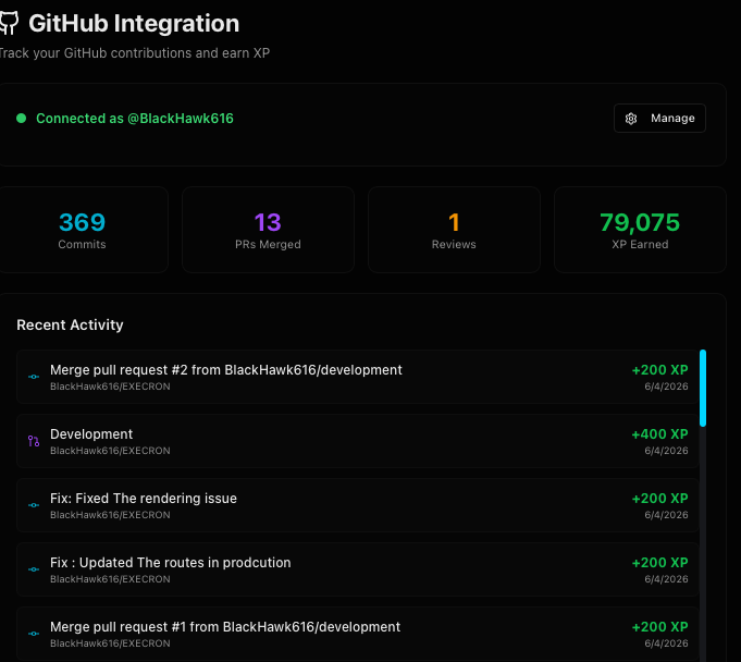 BlackHawk616's tweet photo. 🚀 I built DevFlow — a productivity tracker for developers
Track your work, gain XP, and level up.
⚔️ Ranks (E → S)
📊 XP from sessions
🔗 GitHub commits = progress
Built for consistency.
In beta — try it 👇
https://t.co/dfOf9Y2gUk
#DevFlow #BuildInPublic #Developers #Coding https://t.co/O1BsW5R5uB